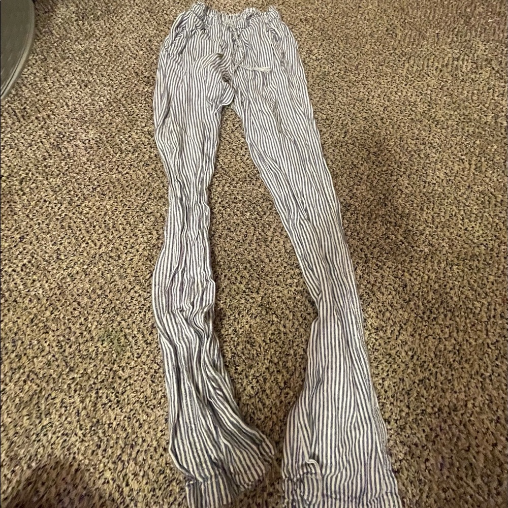 Cute blue and white pants. size S